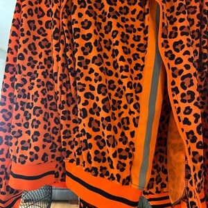 Fluorescent leopard track suit. 2XL women’s.